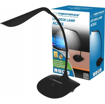 Lampička LED Stolní lampička Esperanza Acrux ELD103K černá