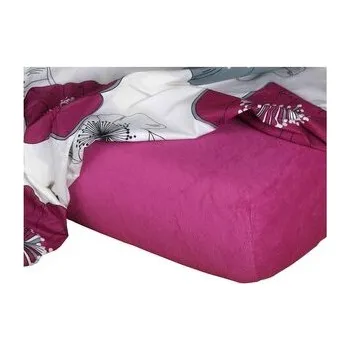 Prostěradlo Dadka Froté prostěradlo ostružinová 80x200x20 cm