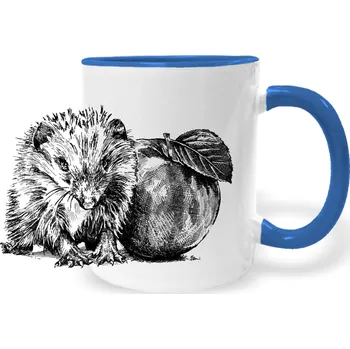 Hrnek - Ježek 2 Barva: Modrá