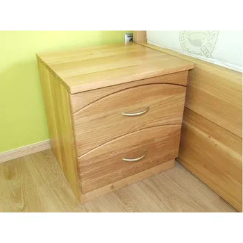 Noční stolek Mivepo Noční stolek 4 Borovice