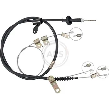 Lanko parkovací brzdy Tažné lanko, parkovací brzda A.B.S. K12665