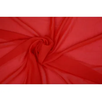 Šifon červený 03969/015