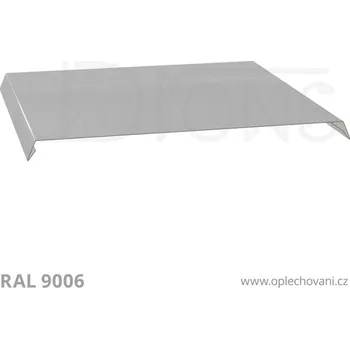 Střešní lemovaní Oplechování atiky kónické rš 680 stříbrná (šíře 600)