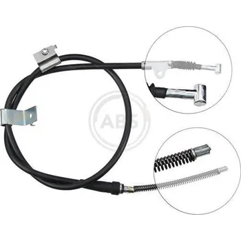 Lanko parkovací brzdy Tažné lanko, parkovací brzda A.B.S. K17608