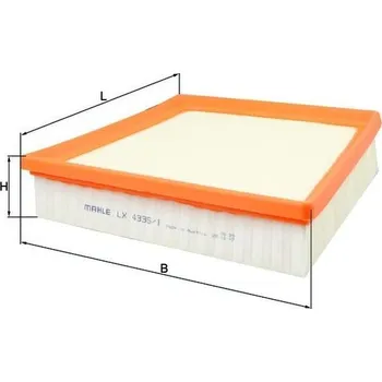 Vzduchový filtr Vzduchový filtr MAHLE LX 4335/1