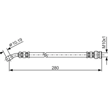 Brzdová hadice Brzdová hadice BOSCH 1 987 476 772