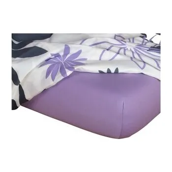 Prostěradlo Dadka Jersey prostěradlo fialová 80x140x10 cm
