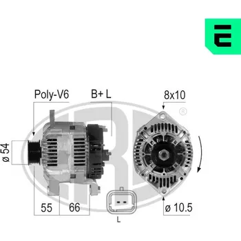 Alternátor Generátor ERA 210570A