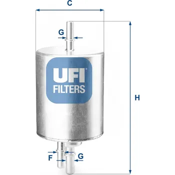 Palivový filtr Palivový filtr UFI 31.830.00
