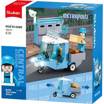 Stavebnice Sluban Sluban Metropolis M38-B1260D Poštovní vůz