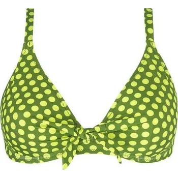 Dámské plavky Plavková podprsenka nevyztužená ANTIGEL (FBB3288-14), Velikost 75F, Barva zelená