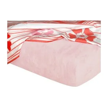 Prostěradlo Dadka Froté prostěradlo pudrové 70x140x10 cm