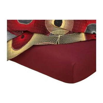 Prostěradlo Dadka Jersey prostěradlo bordó 35x75x2 cm do kočárku