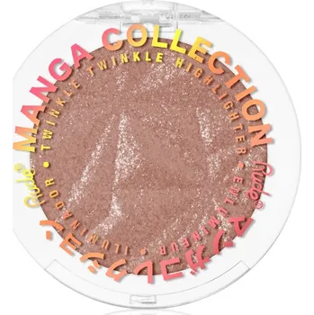 Rozjasňovač Rude Cosmetics Manga Collection Twinkle Twinkle Highlighter kompaktní pudrový rozjasňovač odstín Sawa-Chan's Heart 4 g