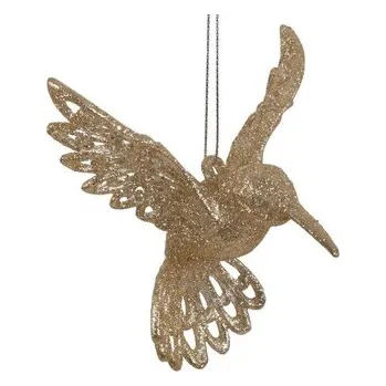 Kolibřík zlatý třpytivý - závěsná dekorace