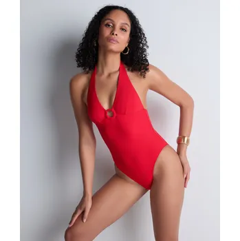 Dámské plavky Plavky jednodílné AUBADE (4R67-4-03), Barva červená, Velikost S