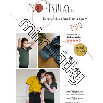 Chlapecké tričko Dětské tričko POLO | 80–146 - Česky