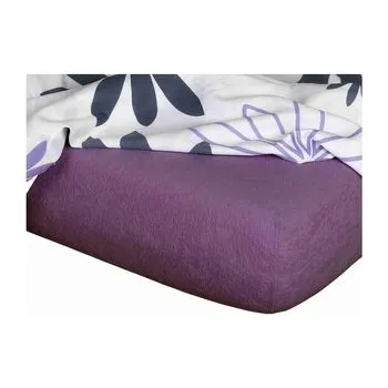 Prostěradlo Dadka Froté prostěradlo purpur 70x140x10 cm