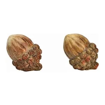 Dekorace - žalud natural 6x6x6 cm