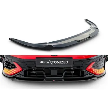 Nárazník Spojler pod nárazník lipa V.3 Volkswagen Golf GTI Clubsport Mk8 Facelift černý lesklý plast