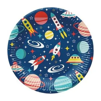 Talíř Papírový talíř PAW Eco 23 cm Space / 8 ks