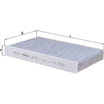 Ventilátor topení a klimatizace Filtr, vzduch v interiéru MAHLE LAK 852