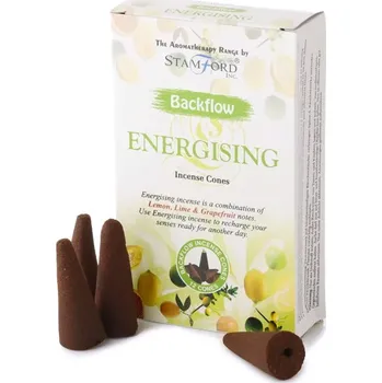 Vonné kužely tekoucí dým Stamford - Energizující 12ks (Tekoucí dým, kouřový vodopád.. )