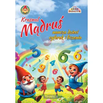 Cizojazyčná kniha Krasnal Mądruś naucza dzieci cyferek i liczenia - Tkaczyk Lech