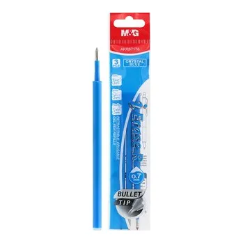 Náplň gumovací M&G iErase Frixion V 0,7 mm / 3 ks - modrá