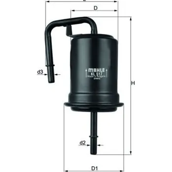 Palivový filtr Palivový filtr KNECHT KL 517