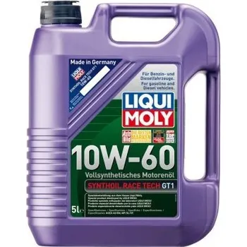 Motorový olej Liqui Moly 1391 Synthoil Race Tech GT1 10W-60, 5L
