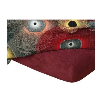 Prostěradlo Dadka Froté prostěradlo bordó 80x220x20 cm