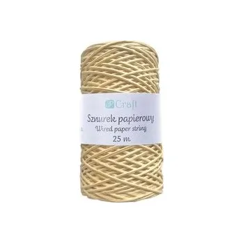 Set školních potřeb Sznurek papierowy z drucikiem 25m kraft