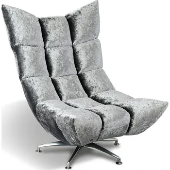 Křeslo Křeslo Bretz Hangout B 122 Velvet silver Látka: cat. 61