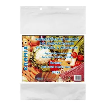 Sáček na potraviny Sáčky mikrotenové 30 x 40 cm 15 mic transparentní 50 ks