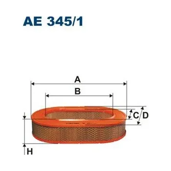 Vzduchový filtr Vzduchový filtr FILTRON AE 345/1