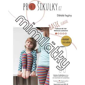 Dívčí legíny Dětské legíny BASIC CLASSIC | 80 - 164 - Česky