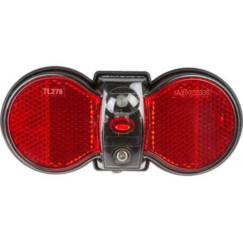 Cyklosvítilna SMART zadní světlo- montáž na nosič , na baterie AAA