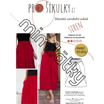 Dámská sukně Dámská maxi sukně SIREN | 32–60 [] - Česky