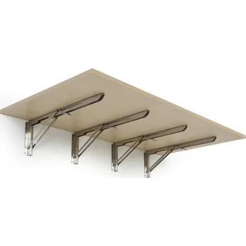 Psací stůl B2B Partner Sklápěcí stůl na zeď, 120x60 cm, nosnost 60 kg, bříza