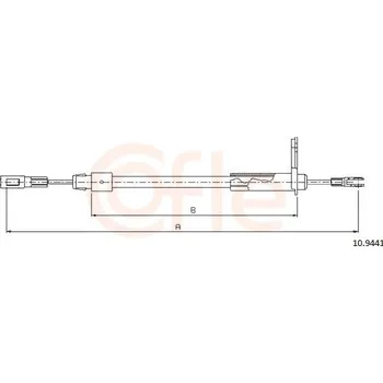 Autodíl Tažné lanko, parkovací brzda COFLE 10.9441