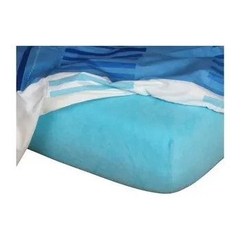 Prostěradlo Dadka Froté prostěradlo světlý tyrkys 80x200x20 cm