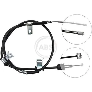 Lanko parkovací brzdy Tažné lanko, parkovací brzda A.B.S. K17127