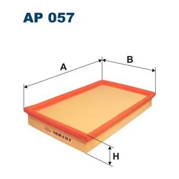 Vzduchový filtr Vzduchový filtr FILTRON AP 057