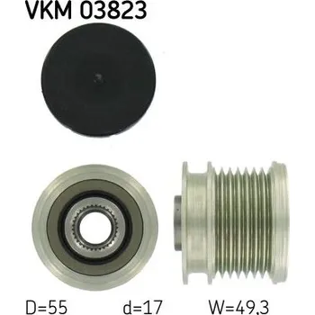 Předstihová spojka SKF VKM 03823