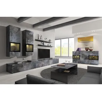 Obývací stěna MOB Barly Typ 10 (schiefer)