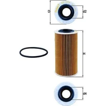 Olejový filtr Olejový filtr MAHLE OX 1076D