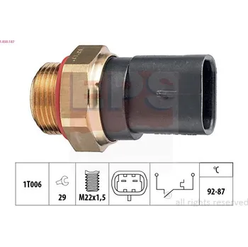 Ventilátor topení a klimatizace Teplotní spínač, větrák chladiče EPS 1.850.187