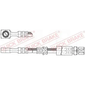 Brzdová hadice Brzdová hadice QUICK BRAKE 50.976