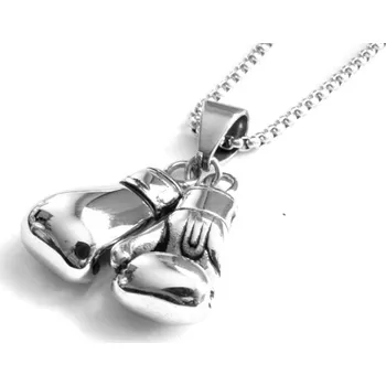 Náhrdelník Steel Jewelry Náhrdelník boxerské rukavice z chirurgické oceli NH130196 dárkové balení zdarma